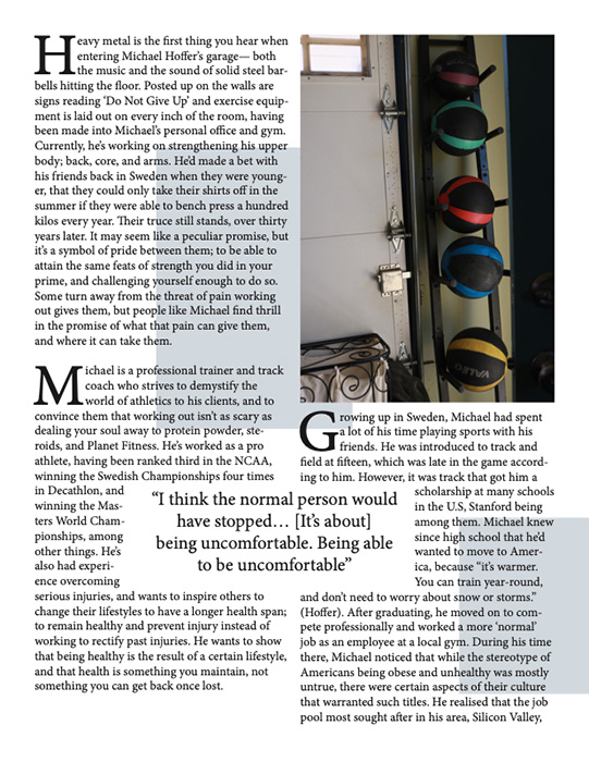Article by Kajsa Hoffer